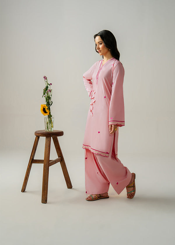Minsa-Embroidered Solids 2pc