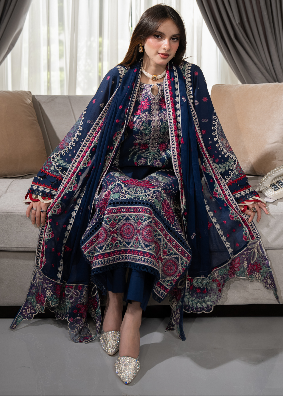 Embroidered Lawn