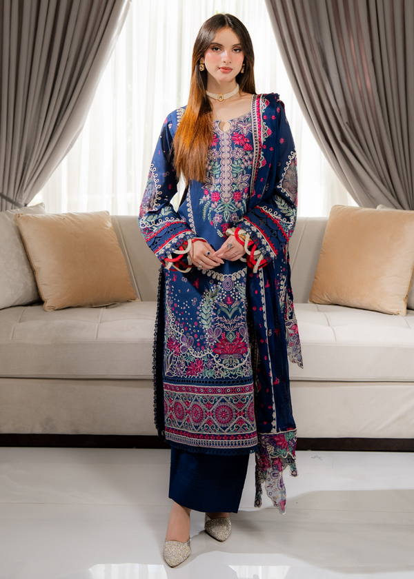 Niva - Embroidered Lawn