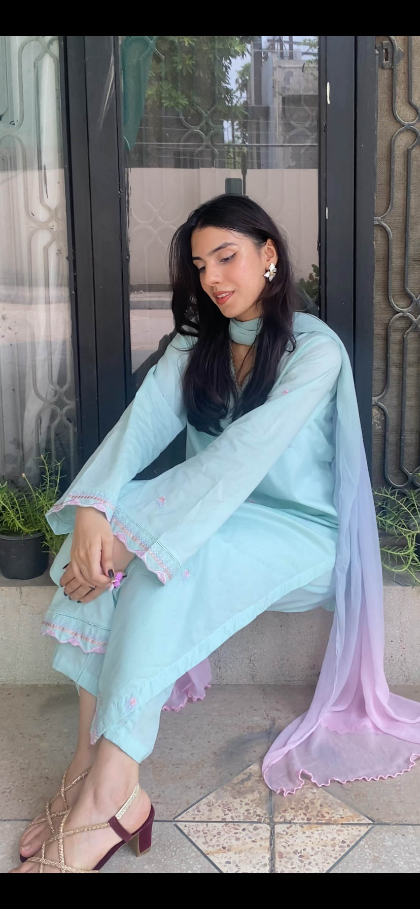 Faye - Embroidered Solids 2pc