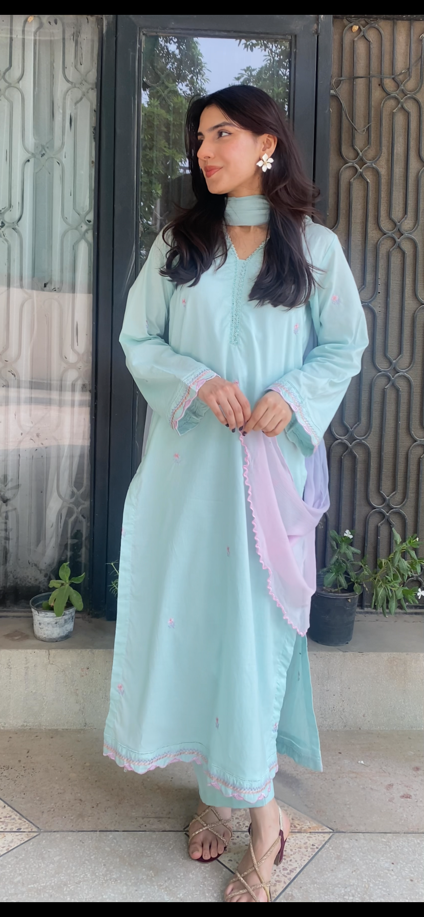 Faye - Embroidered Solids 2pc