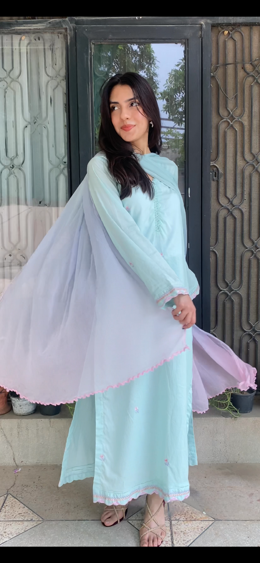 Faye - Embroidered Solids 2pc