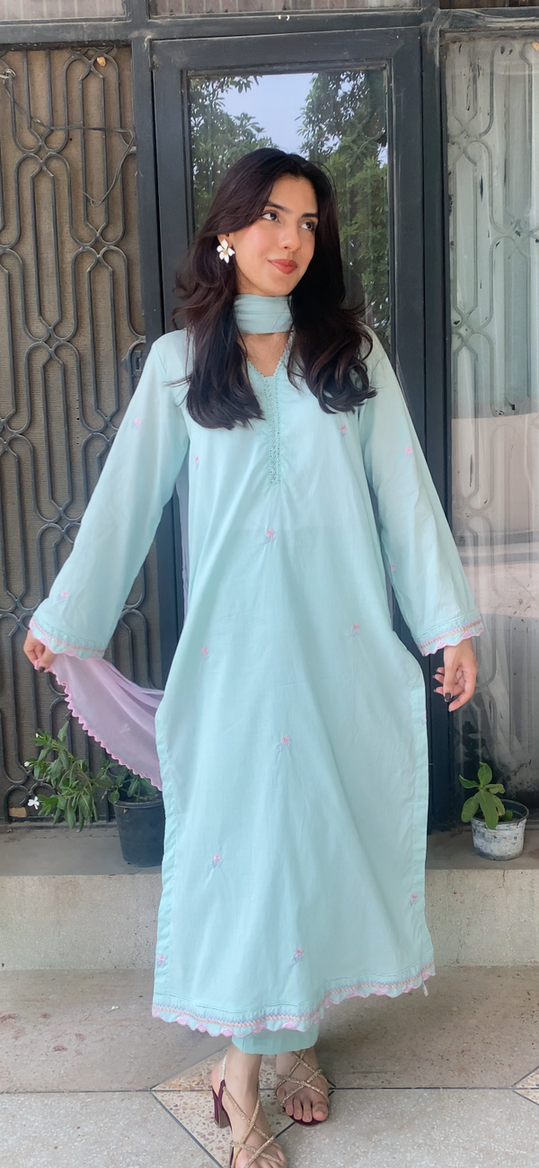Faye - Embroidered Solids