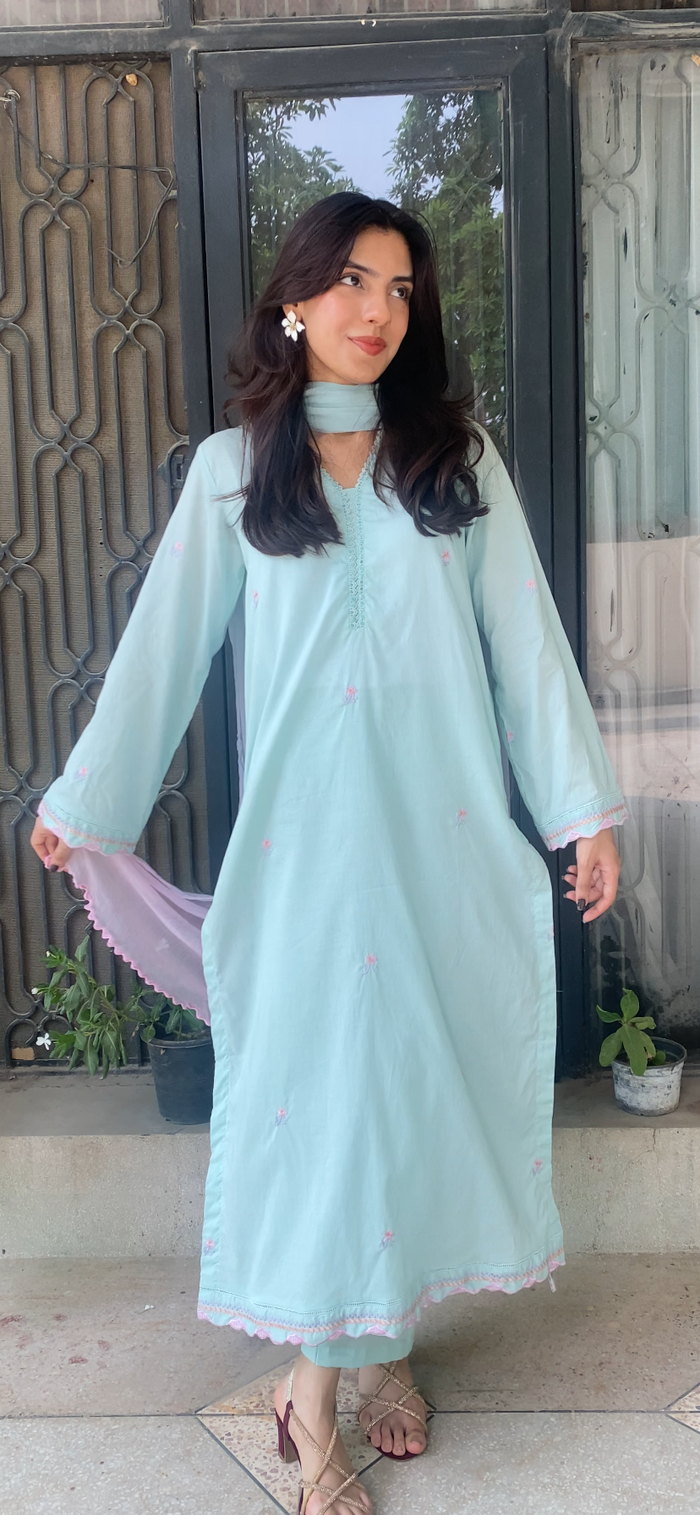 Faye - Embroidered Solids